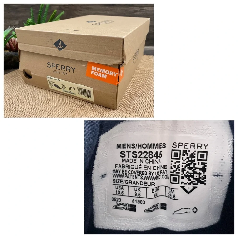 NIB Sperry Top Sider Mainsail LTT Canvas Sneakers